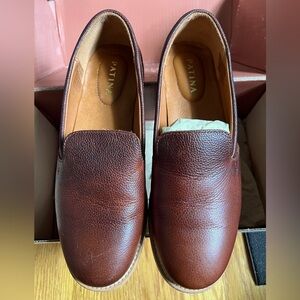 Patina Nutmeg AP Rounded Leather Loafer